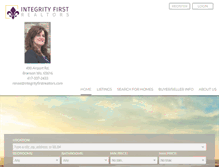 Tablet Screenshot of integrityfirstrealtors.com